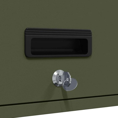 SZAFKA ŚCIENNA DO GARAŻU OLIWKOWY 90X 33X 35CM