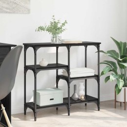 Z PÓŁKĄ CZARNY DĄB 80X 29X 75CM