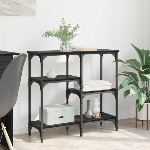 Z PÓŁKĄ CZARNY DĄB 80X 29X 75CM