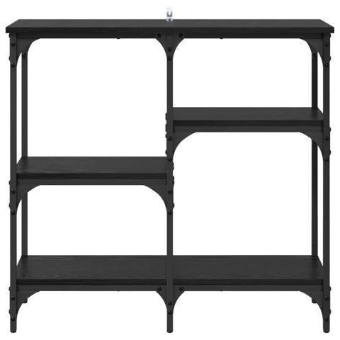 Z PÓŁKĄ CZARNY DĄB 80X 29X 75CM