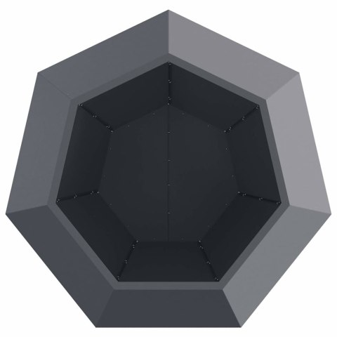 DONICA 2 PCS ANTRACYT 100X 100X 80CM STAL