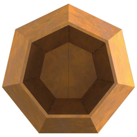 DONICA 2 PCS RDZAWY 100X 100X 80CM