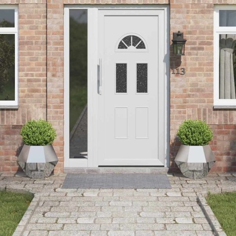 DONICA 2 PCS SREBRNY 50X 50X 40CM STAL GALWANIZOWANA