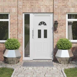 DONICA 2 PCS SREBRNY 75X 75X 60CM STAL GALWANIZOWANA