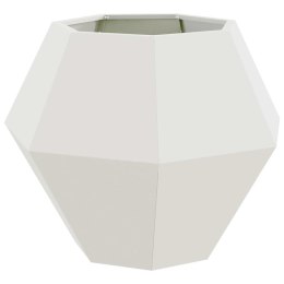 DONICA OGRODOWA BIAŁA 75X75X60CM STAL