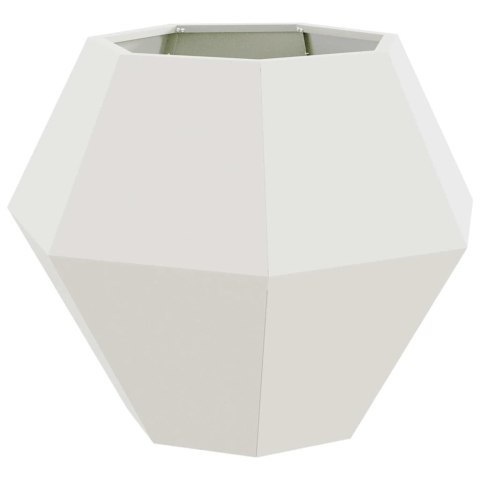 DONICA OGRODOWA BIAŁA 75X75X60CM STAL