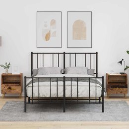 STOLIK NOCNY Z SZUFLADĄ 2 PCS STARE DREWNO 40X 35X 47,5CM