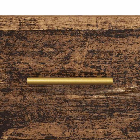 STOLIK NOCNY Z SZUFLADĄ 2 PCS STARE DREWNO 40X 35X 47,5CM