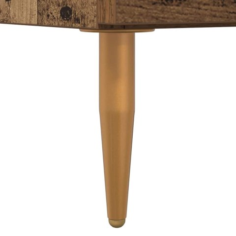 STOLIK NOCNY Z SZUFLADĄ 2 PCS STARE DREWNO 40X 35X 47,5CM