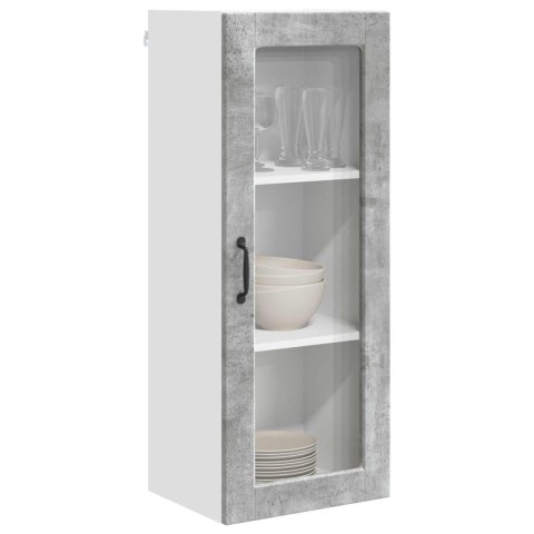 SZAFKA KUCHENNA Z PÓŁKĄ BETONOWY SZARY 40X31X100CM