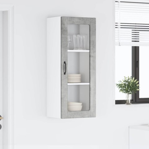 SZAFKA KUCHENNA Z PÓŁKĄ BETONOWY SZARY 40X31X100CM