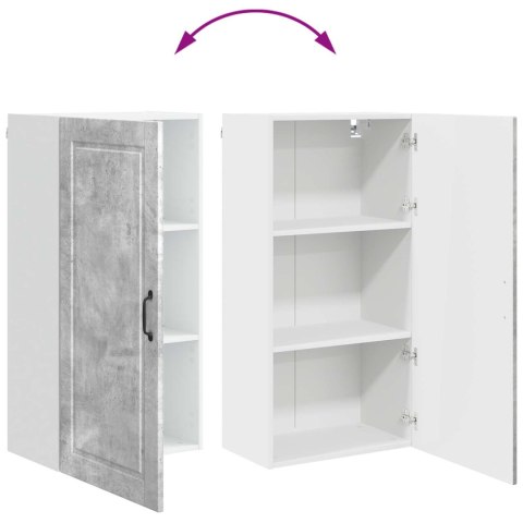 SZAFKA KUCHENNA Z PÓŁKĄ BETONOWY SZARY 50X31X100CM