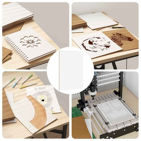 PANELE DEKORACYJNE 12 SZT. BIAŁY 21X 30X 0,27CM