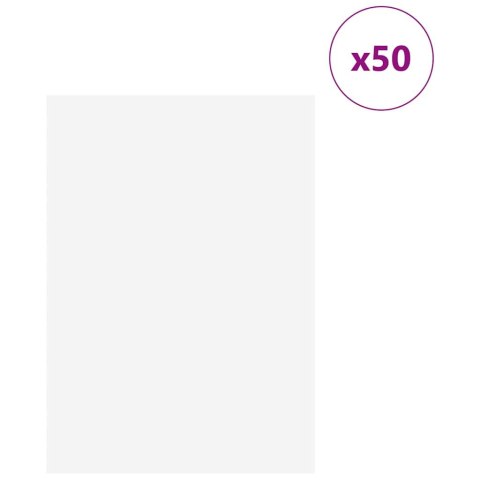 PANELE DEKORACYJNE 50 SZT. BIAŁY 21X 30X 0,27CM