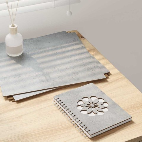 PANELE DEKORACYJNE 12 SZT. BETONOWY SZARY 30X 30X 0.27CM