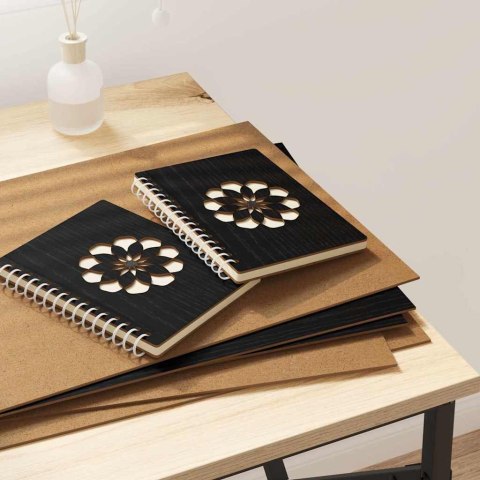 PANELE DEKORACYJNE 12 SZT. CZARNY DĄB 30X 42X 0,27CM