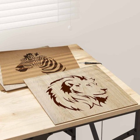 PANELE DEKORACYJNE 12 SZT. DĄB SONOMA 30X 30X 0.27CM