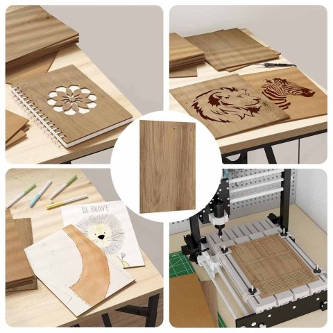 PANELE DEKORACYJNE 12 SZT. DĄB RZEMIEŚLNICZY 21X 30X 0,27CM