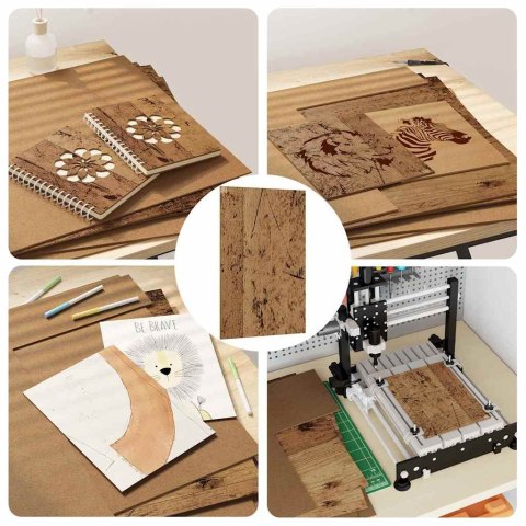 PANELE DEKORACYJNE 12 SZT. STARE DREWNO 40X 60X 0.27CM