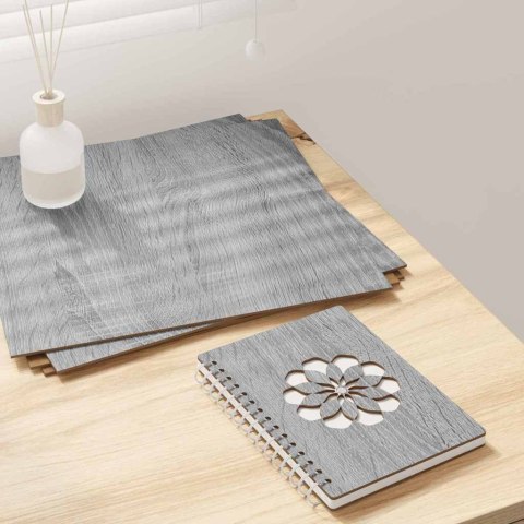 PANELE DEKORACYJNE 12 SZT. SZARY SONOMA 30X 30X 0.27CM