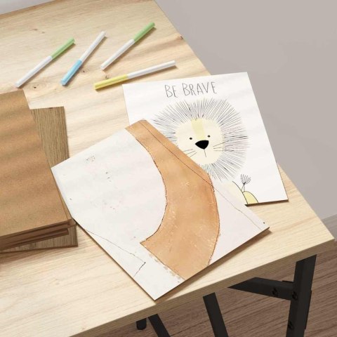 PANELE DEKORACYJNE 150 SZT. DĄB RZEMIEŚLNICZY 21X 30X 0,27CM