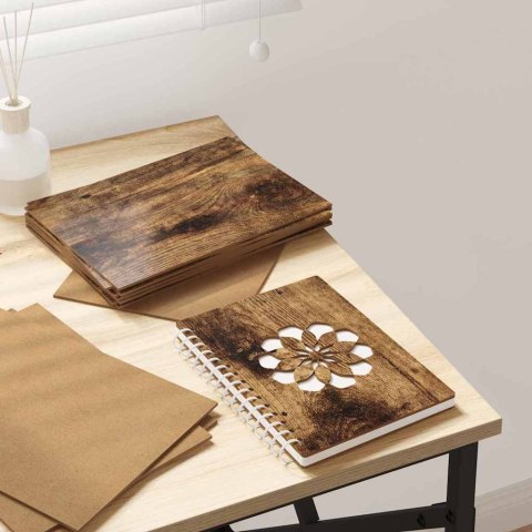 PANELE DEKORACYJNE 150 SZT. DĄB WĘDZONY 21X 30X 0,27CM