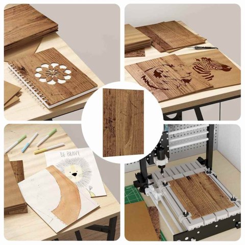 PANELE DEKORACYJNE 150 SZT. STARE DREWNO 21X 30X 0,27CM