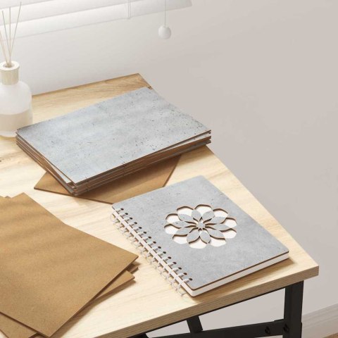 PANELE DEKORACYJNE 50 SZT. BETONOWY SZARY 21X 30X 0,27CM