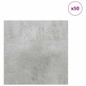 PANELE DEKORACYJNE 50 SZT. BETONOWY SZARY 30X 30X 0.27CM