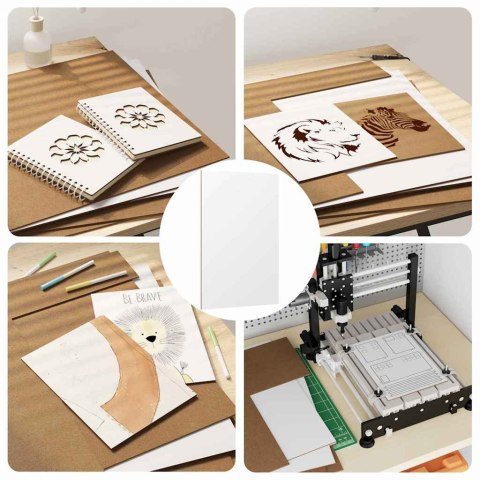 PANELE DEKORACYJNE 50 SZT. BIAŁY 40X 60X 0.27CM