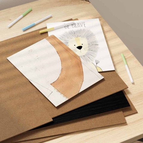 PANELE DEKORACYJNE 50 SZT. CZARNY DĄB 30X 42X 0,27CM