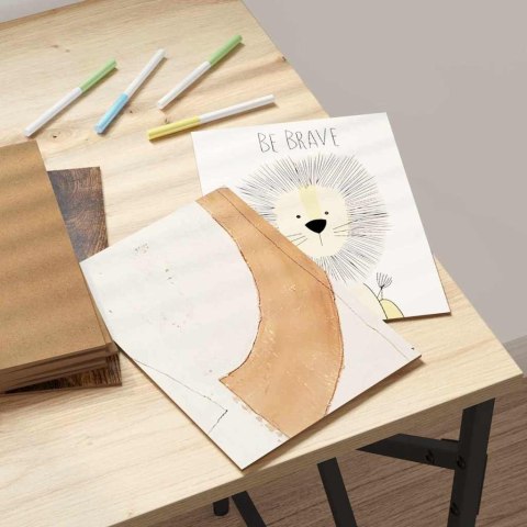 PANELE DEKORACYJNE 50 SZT. DĄB WĘDZONY 21X 30X 0,27CM