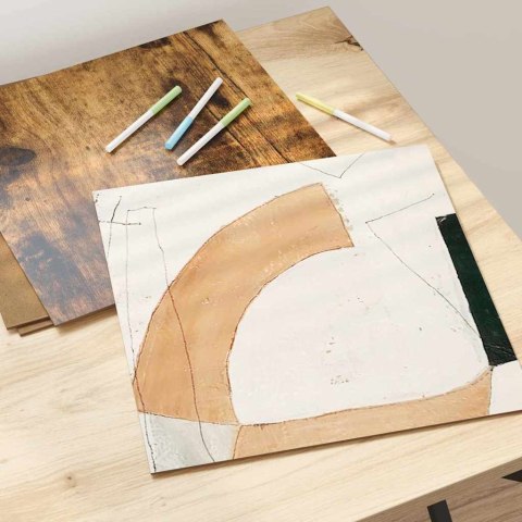 PANELE DEKORACYJNE 50 SZT. DĄB WĘDZONY 30X 30X 0.27CM