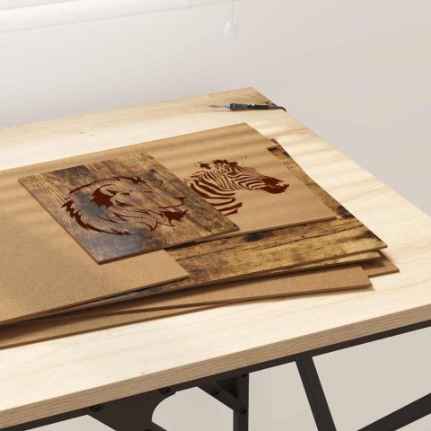 PANELE DEKORACYJNE 50 SZT. DĄB WĘDZONY 30X 42X 0,27CM