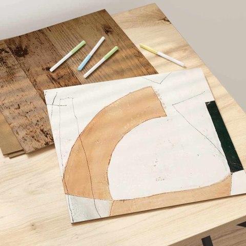 PANELE DEKORACYJNE 50 SZT. STARE DREWNO 30X 30X 0.27CM