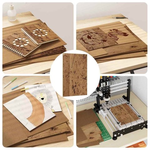 PANELE DEKORACYJNE 50 SZT. STARE DREWNO 30X 42X 0,27CM