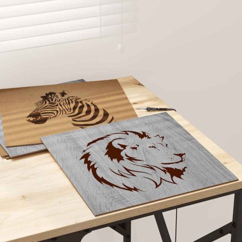 PANELE DEKORACYJNE 50 SZT. SZARY SONOMA 30X 30X 0.27CM