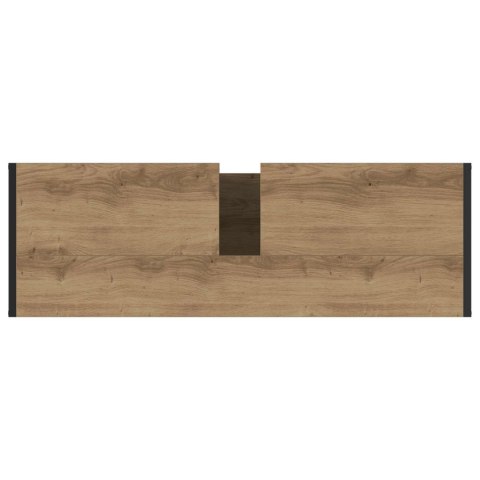 SZAFKA ŁAZIENKOWA Z DRZWIAMI DĄB RZEMIEŚLNICZY 90X 30X 60CM