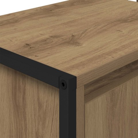 SZAFKA ŁAZIENKOWA Z DRZWIAMI DĄB RZEMIEŚLNICZY 90X 30X 60CM