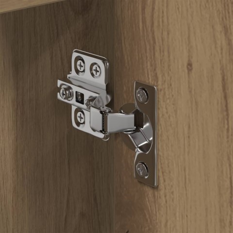 SZAFKA ŁAZIENKOWA Z DRZWIAMI DĄB RZEMIEŚLNICZY 90X 30X 60CM