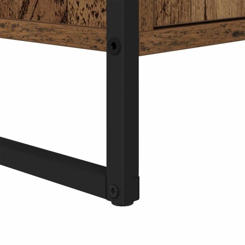 SZAFKA ŁAZIENKOWA Z DRZWIAMI STARE DREWNO 60X 30X 60CM