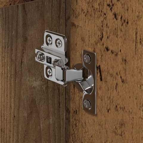 SZAFKA ŁAZIENKOWA Z DRZWIAMI STARE DREWNO 60X 30X 60CM