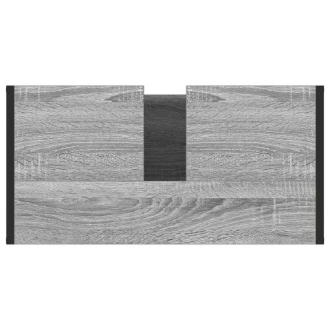 SZAFKA ŁAZIENKOWA Z DRZWIAMI SZARY SONOMA 60X 30X 60CM