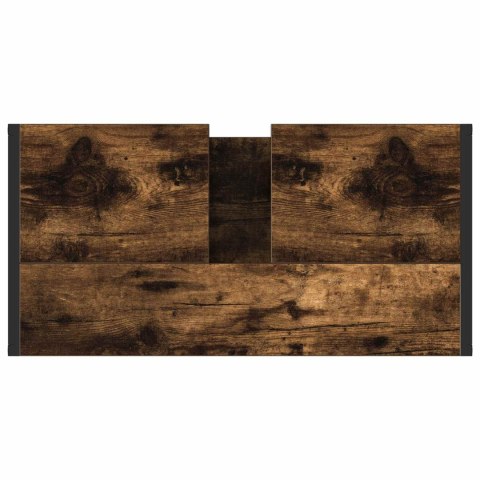 SZAFKA ŁAZIENKOWA Z PRZECHOWYWANIEM DĄB DYMNY 60X 30X 60CM