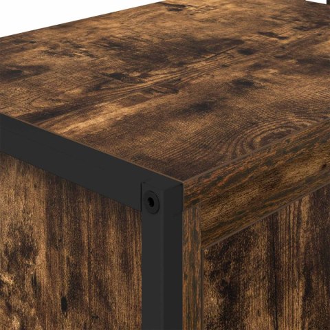 SZAFKA ŁAZIENKOWA Z PRZECHOWYWANIEM DĄB DYMNY 60X 30X 60CM