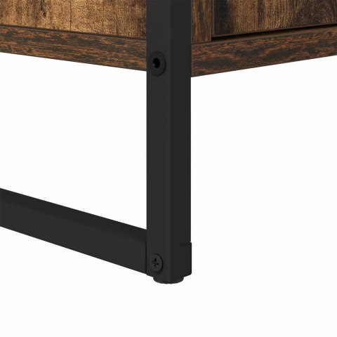 SZAFKA ŁAZIENKOWA Z PRZECHOWYWANIEM DĄB DYMNY 90X 30X 60CM