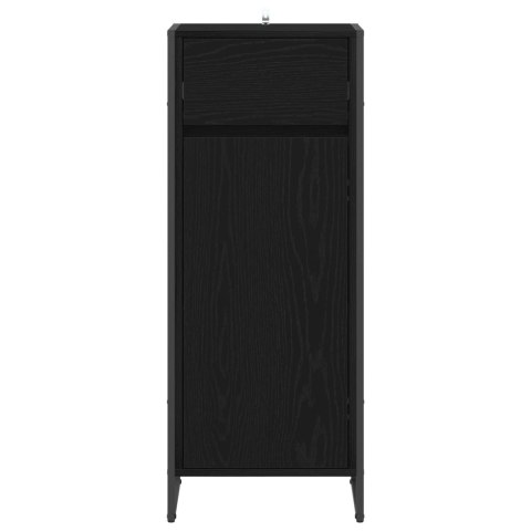 SZAFKA ŁAZIENKOWA Z SZUFLADĄ CZARNY DĄB 40X 30X 100CM