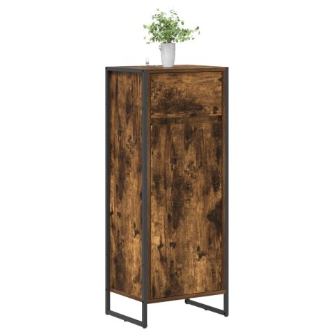 SZAFKA ŁAZIENKOWA Z SZUFLADĄ DĄB DYMNY 40X 30X 100CM