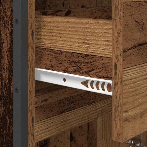 SZAFKA ŁAZIENKOWA Z SZUFLADĄ STARE DREWNO 40X 30X 100CM