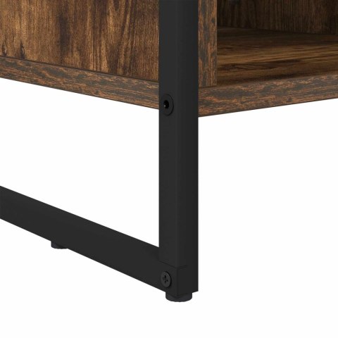 SZAFKA NA BUTY Z PRZECHOWYWANIEM DĄB DYMNY 60X 35X 44CM